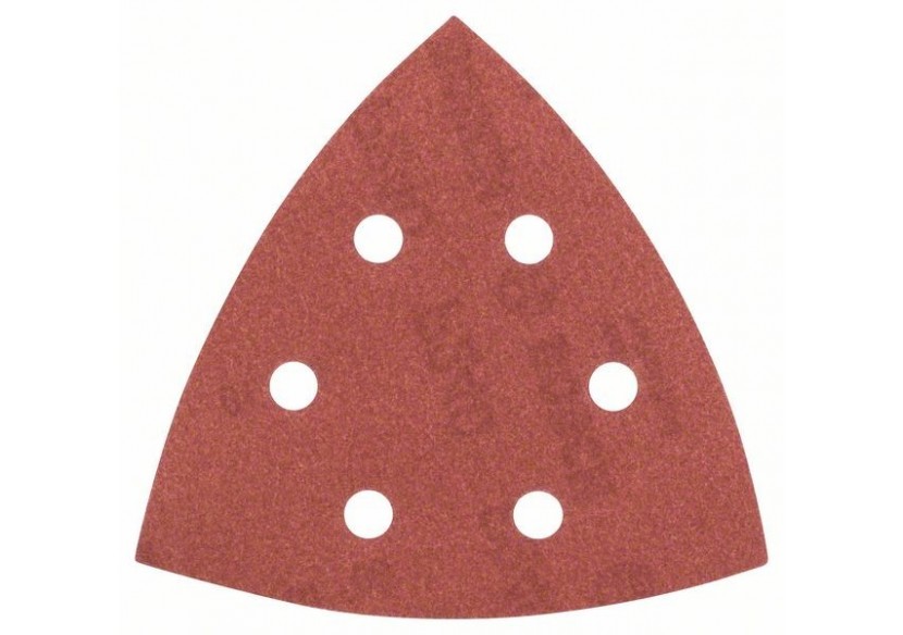 Lot de feuilles abrasives de 5 pièces pour ponceuses Delta G : 240 - 2609256A59 - Bosch