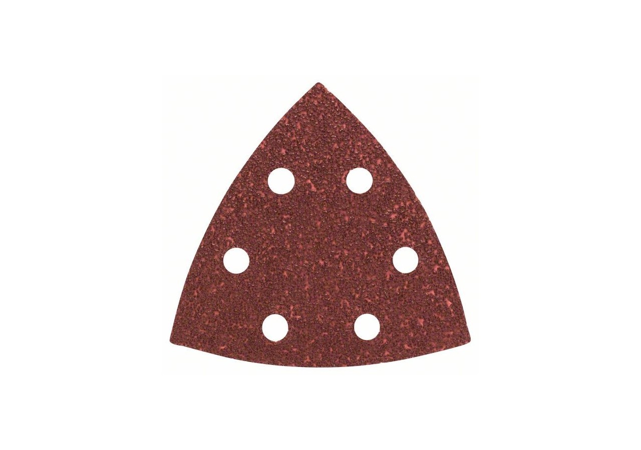Lot de feuilles abrasives de 5 pièces pour ponceuses Delta G : 40 - 2609256A48 - Bosch