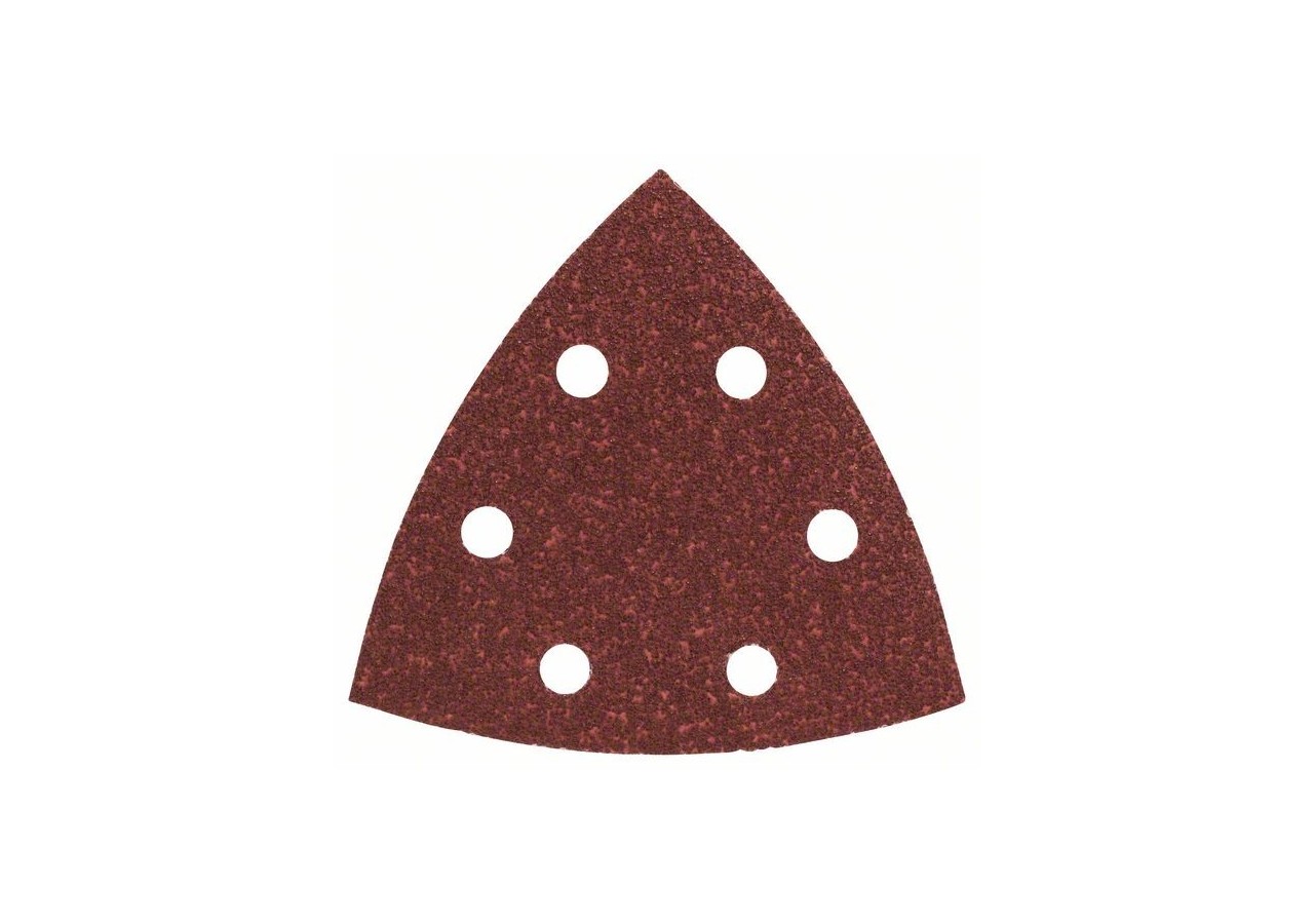 Lot de feuilles abrasives de 5 pièces pour ponceuses Delta G : 60 - 2609256A49 - Bosch