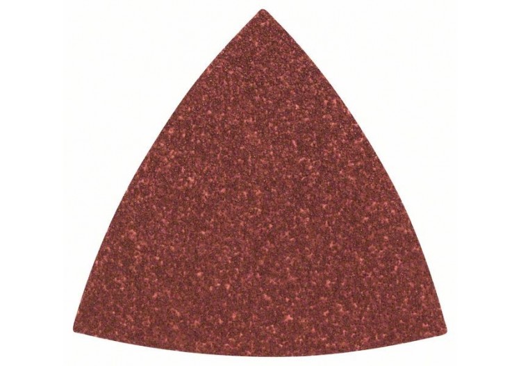 Lot de feuilles abrasives de 5 pièces pour ponceuses Delta G : 80 - 2609256A44 - Bosch