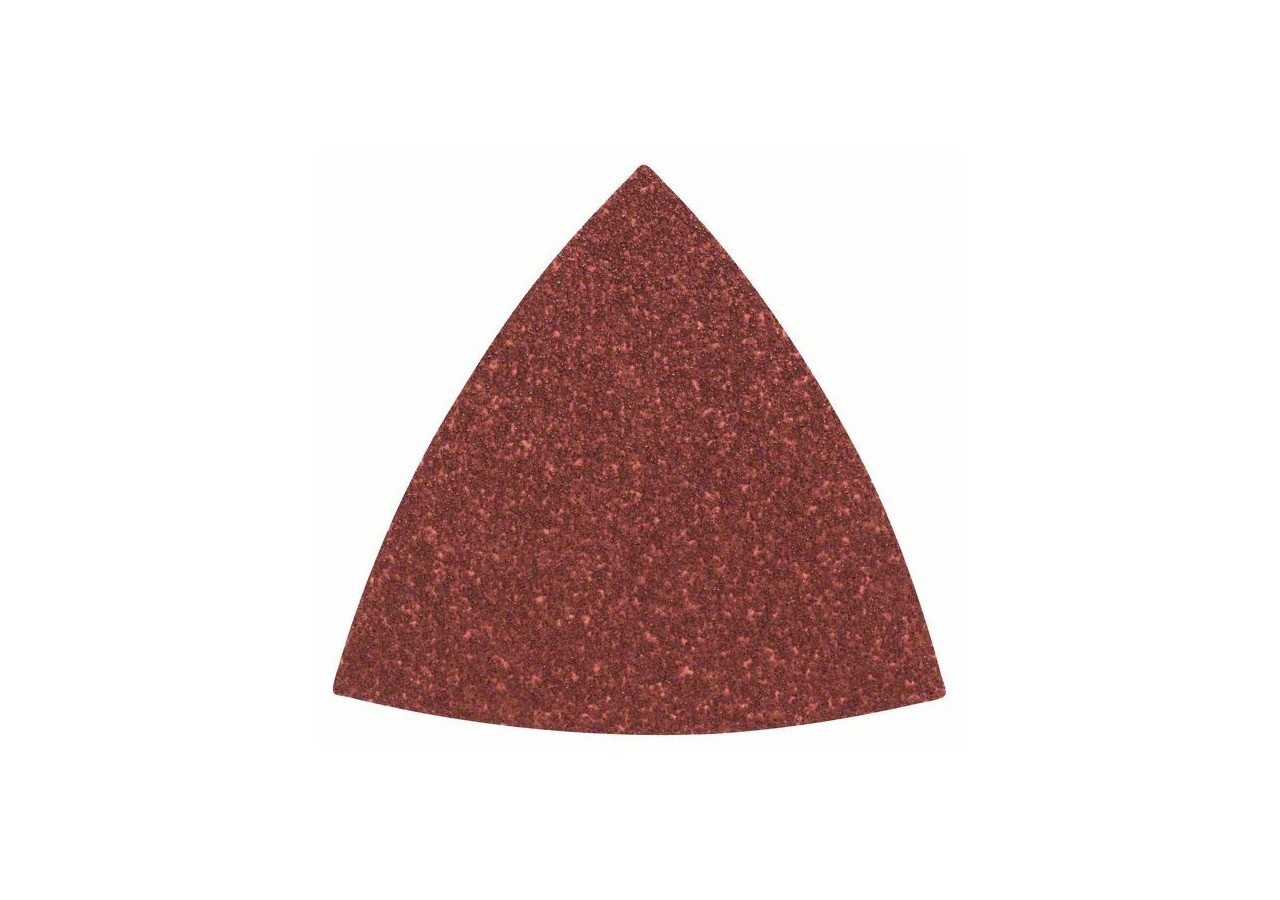 Lot de feuilles abrasives de 5 pièces pour ponceuses Delta G : 80 - 2609256A44 - Bosch