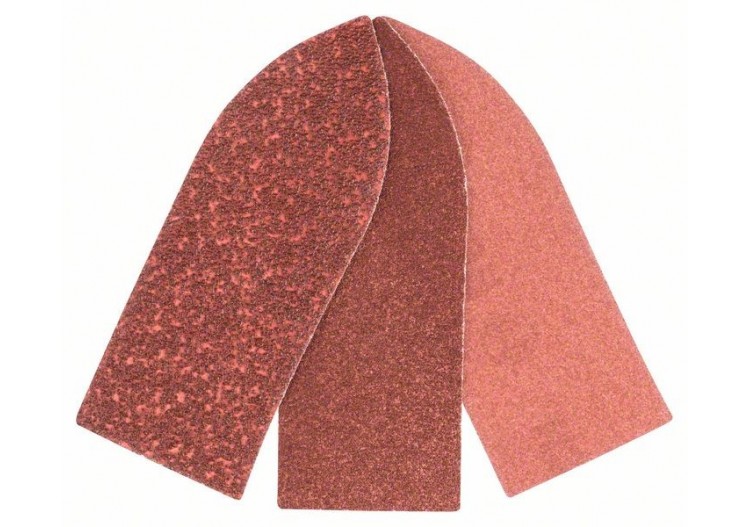 Lot de feuilles abrasives de 6 pièces pour ponceuses Delta, adaptateur 32 mm & adaptateur - 2609256A41 - Bosch