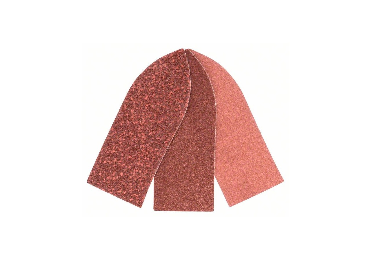 Lot de feuilles abrasives de 6 pièces pour ponceuses Delta, adaptateur 32 mm & adaptateur - 2609256A41 - Bosch