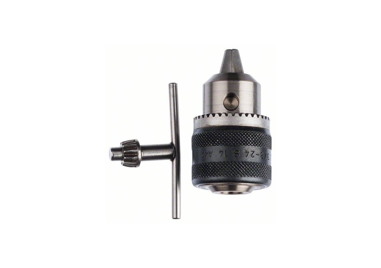 Mandrins à clé jusqu’à 10 mm 1 – 10 mm, 3/8" - 24 - 1608571066 - Bosch