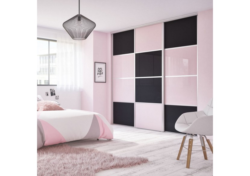 Façade de placard coulissante 3 portes Sydney - Kazed : Confort'Mat