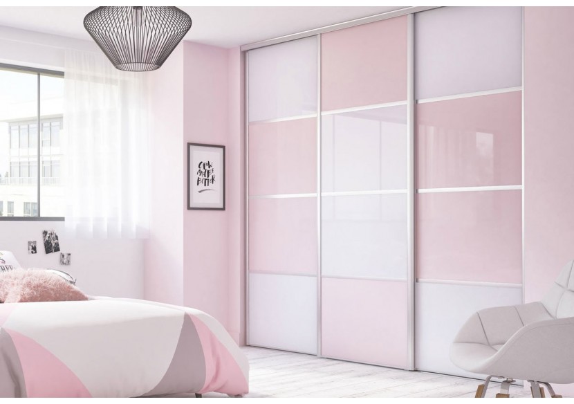 Façade de placard coulissante 3 portes Sydney - Kazed : Confort'Mat