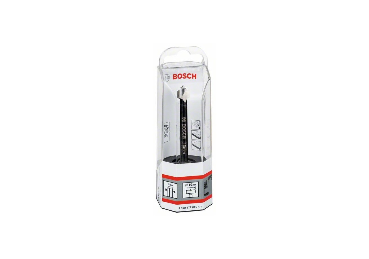 Mèche à façonner Forstner 10 mm 10 x 90 mm, d 8 mm, toothed-edge Pack de 1 - 2608577000 - Bosch