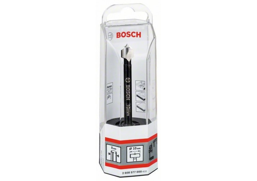 Mèche à façonner Forstner 10 mm 10 x 90 mm, d 8 mm, toothed-edge Pack de 1 - 2608577000 - Bosch