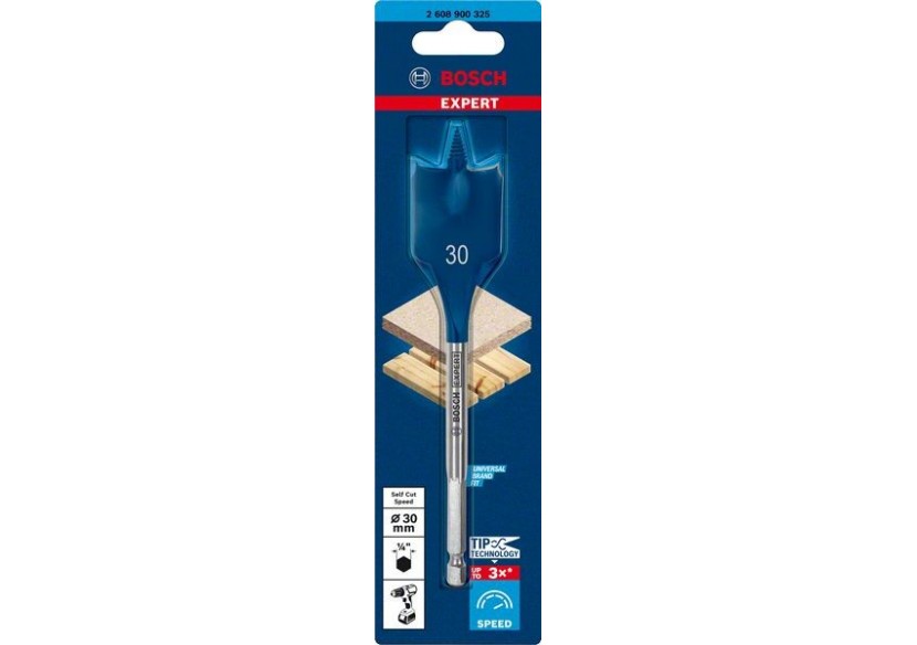 Mèche plate Expert SelfCut Speed 30 x 152 mm - 2608900325 - Bosch