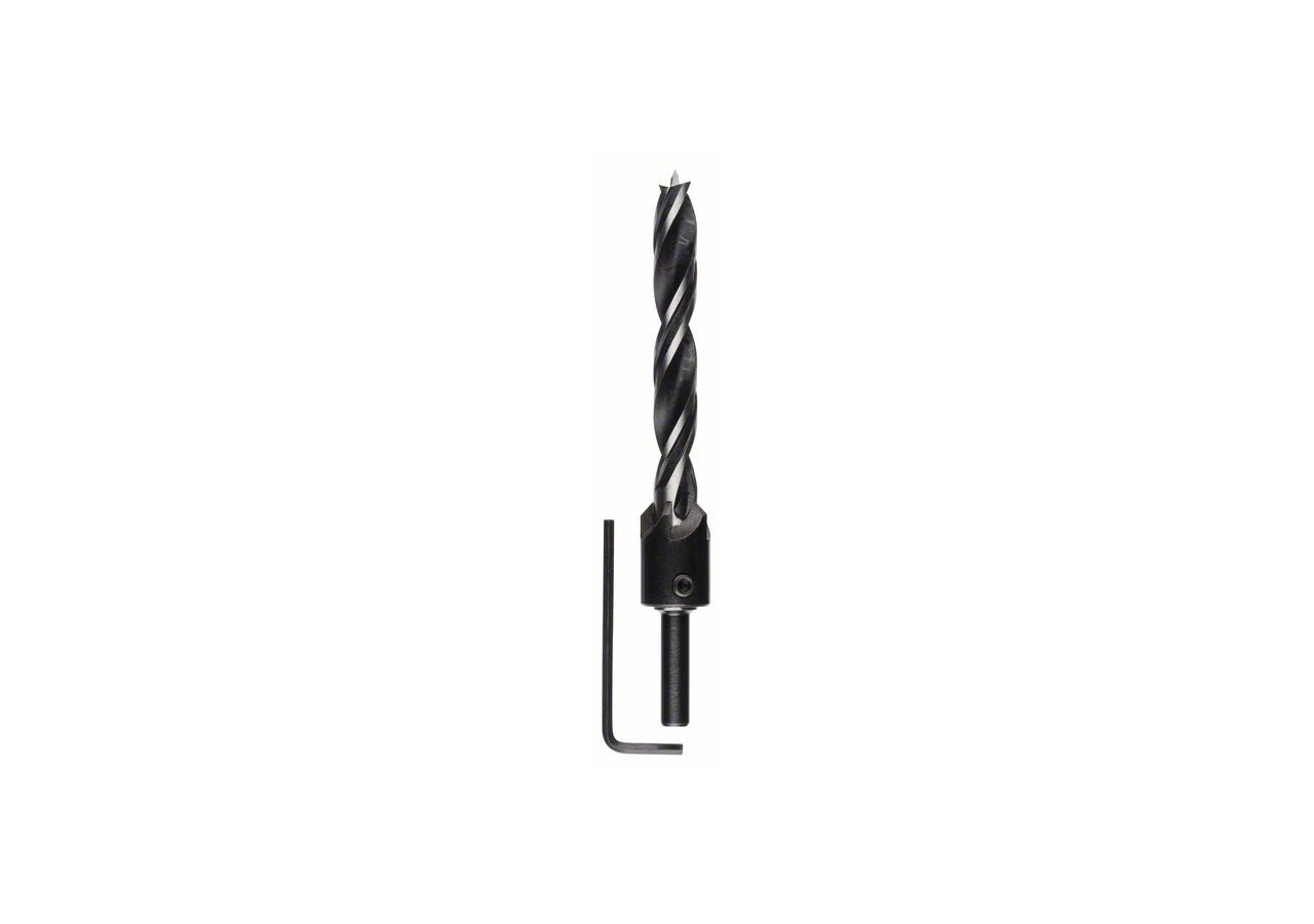 Mèches hélicoïdales à bois avec fraise à lamer 12 mm - 2608596397 - Bosch