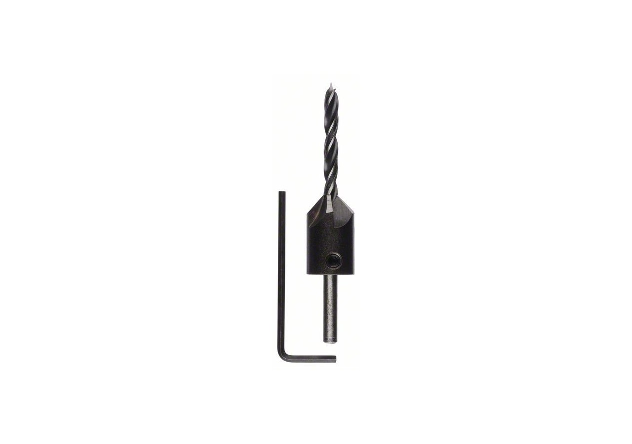 Mèches hélicoïdales à bois avec fraise à lamer 5 mm - 2608596392 - Bosch