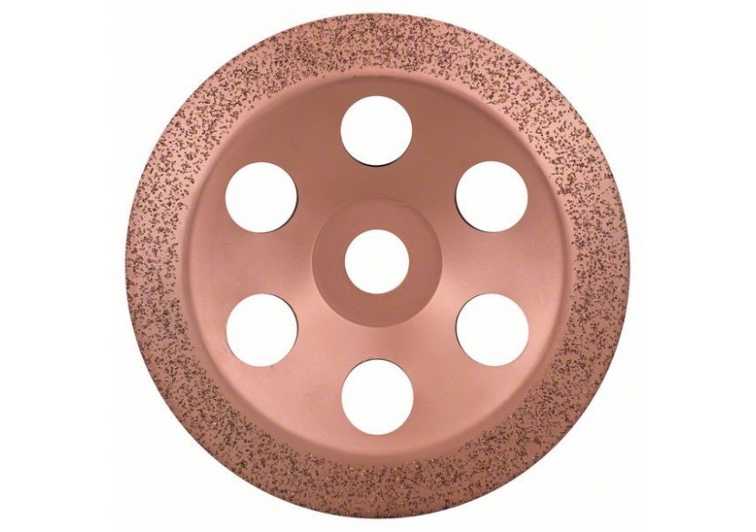 Meule assiette au carbure 180 x 22,23 mm  fin, surface bombée Surface de travail bombée - 2608600365 - Bosch Meule assiette au carbure 180 x 22,23 mm  fin, surface bombée Surface de travail bombée - 2608600365 - Bosch