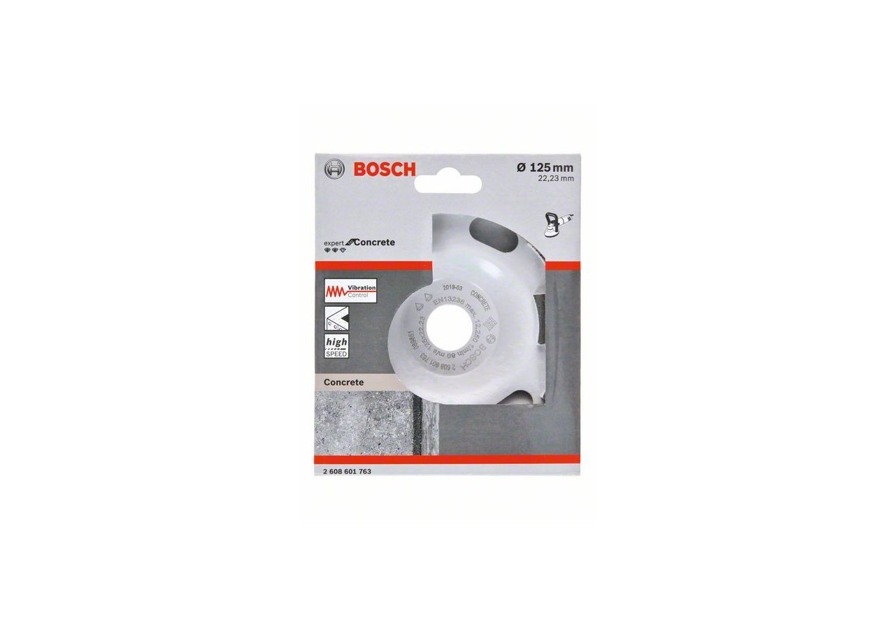 Meule diamantée béton high speed PRO 125x22.23x5mm double rangée de 9 segments - 2608601763 - Bosch