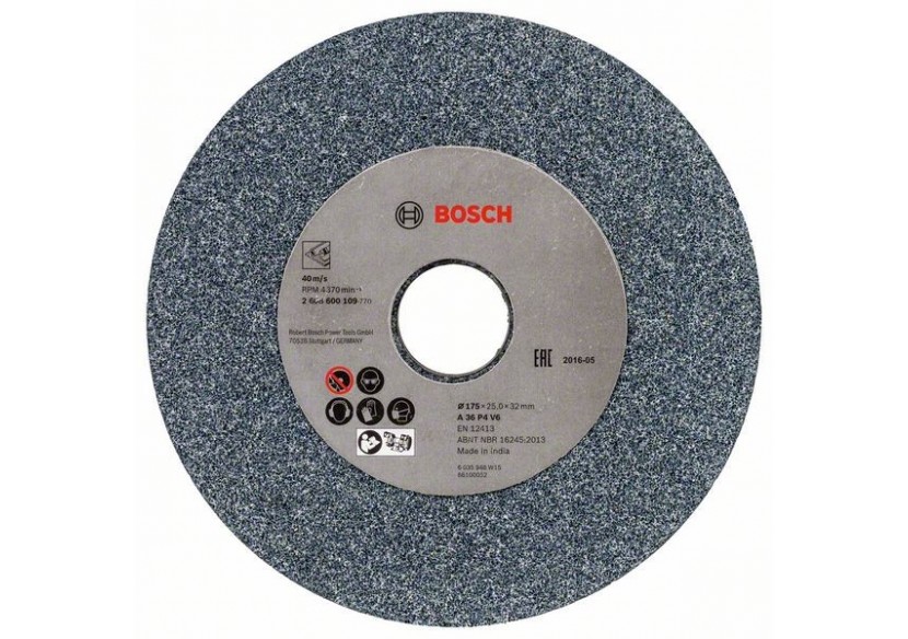 Meule pour touret à meuler 175 mm, 32 mm, 36 - 2608600109 - Bosch Meule pour touret à meuler 175 mm, 32 mm, 36 - 2608600109 - Bosch