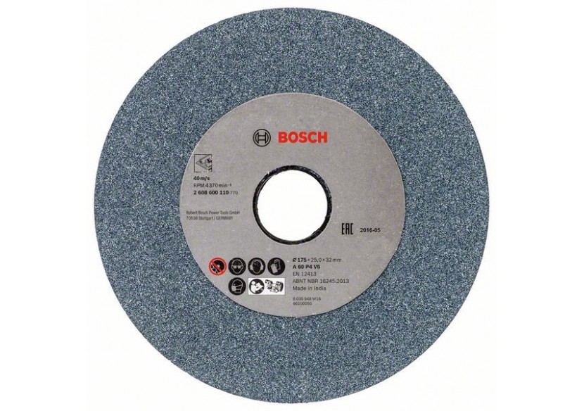 Meule pour touret à meuler 175 mm, 32 mm, 60 - 2608600110 - Bosch Meule pour touret à meuler 175 mm, 32 mm, 60 - 2608600110 - Bosch