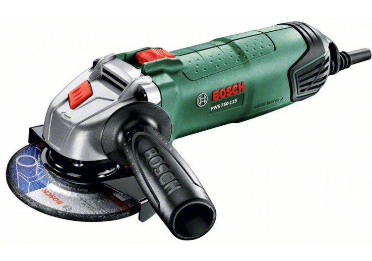 Meuleuse 1 main PWS 750-115 - 06033A240C - Bosch