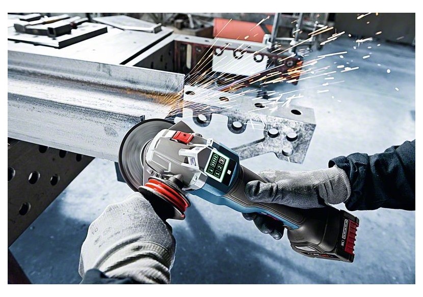 MEULEUSE 125 MM GWS 18V-10 PSC 2x ProCORE18V 5,5Ah GAL 1880 - 06019G3F0E - Bosch