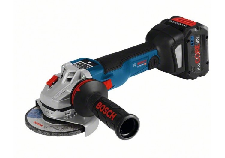 MEULEUSE 125 MM GWS 18V-10 SC 2x ProCORE18V 5,5Ah GAL 1880 - 06019G340E - Bosch