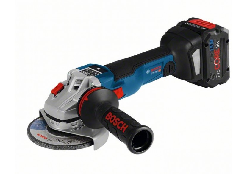 MEULEUSE 125 MM GWS 18V-10 SC 2x ProCORE18V 5,5Ah GAL 1880 - 06019G340E - Bosch