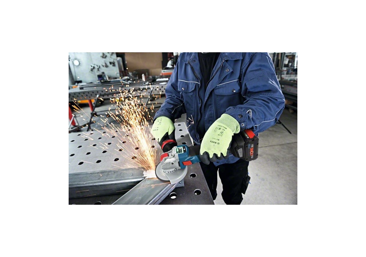 MEULEUSE 125 MM GWX 18V-10 SC 2xProCORE18V 5,5Ah GAL 1880 - 06017B0402 - Bosch