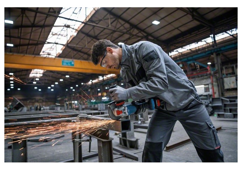 MEULEUSE 125 MM GWX 18V-15 P solo L-Boxx - 06019H6F01 - Bosch