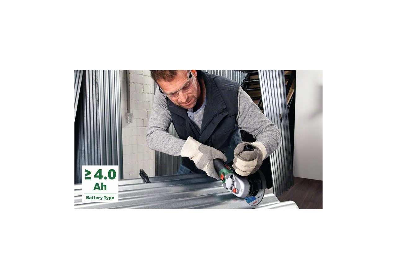 Meuleuse angulaire sans fil AdvancedGrind PWS 18 Li (Set) - 06033D9001 - Bosch