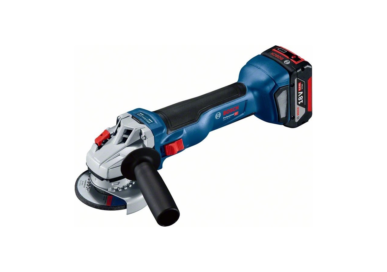 Meuleuse angulaire GWS 18V-10 + 2x5,0Ah GAL 1880 L-BOXX - 06019J4004 - Bosch