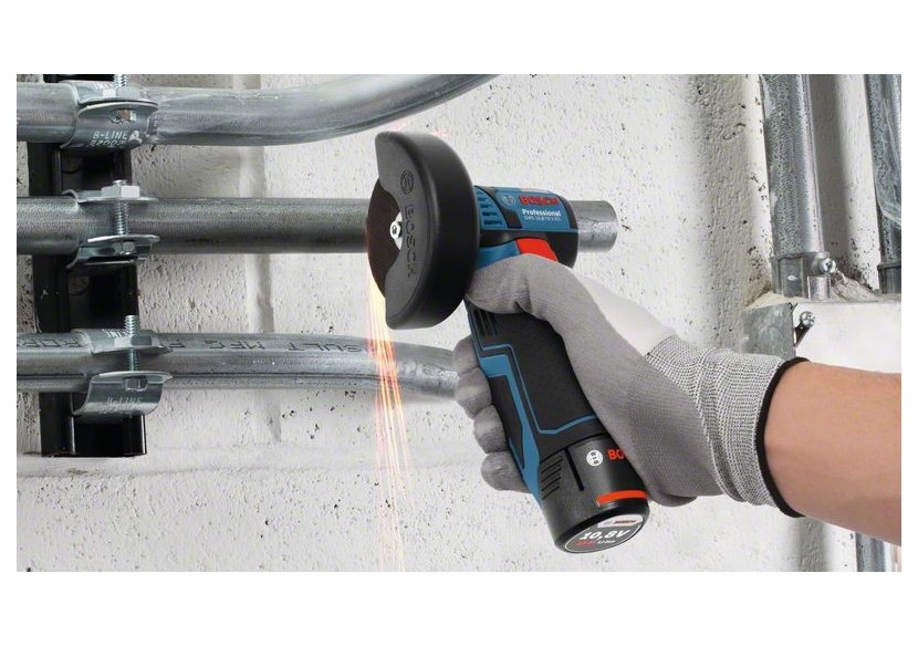 Meuleuse GWS 12V-76 + 2x3,0Ah L-BOXX - 06019F200B - Bosch