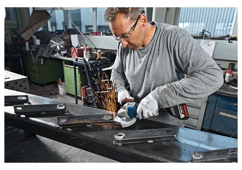 Meuleuse GWS 18V-10 PC solo L-BOXX - 06019G3E0B - Bosch