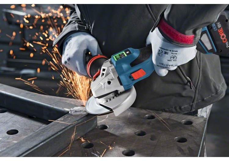 Meuleuse GWS 18V-15 SC + 2x8,0Ah GAL 18V-160 C L-BOXX - 06019H6101 - Bosch 2