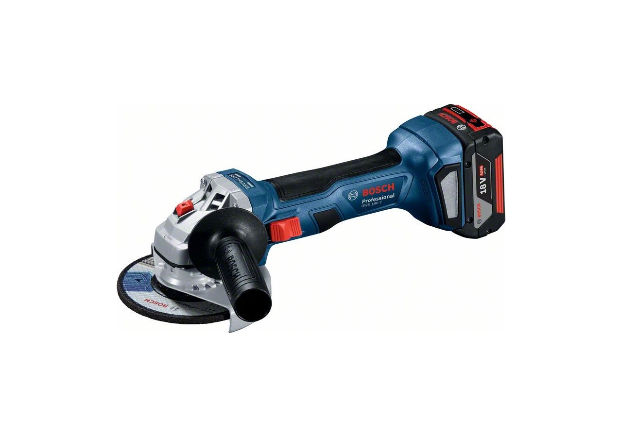Meuleuse GWS 18V-7 2x4,0Ah + GAL 18V-40 L-Boxx - 06019H9005 - Bosch
