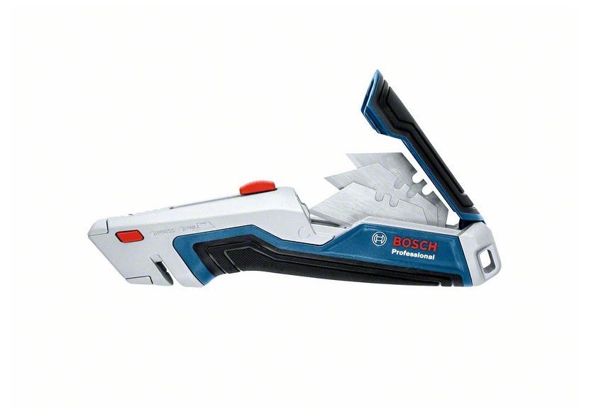 Kit outils à main couteau pliant, 10 lames, mètre de 5 m, niveau de 25cm - 1600A027M3 - Bosch