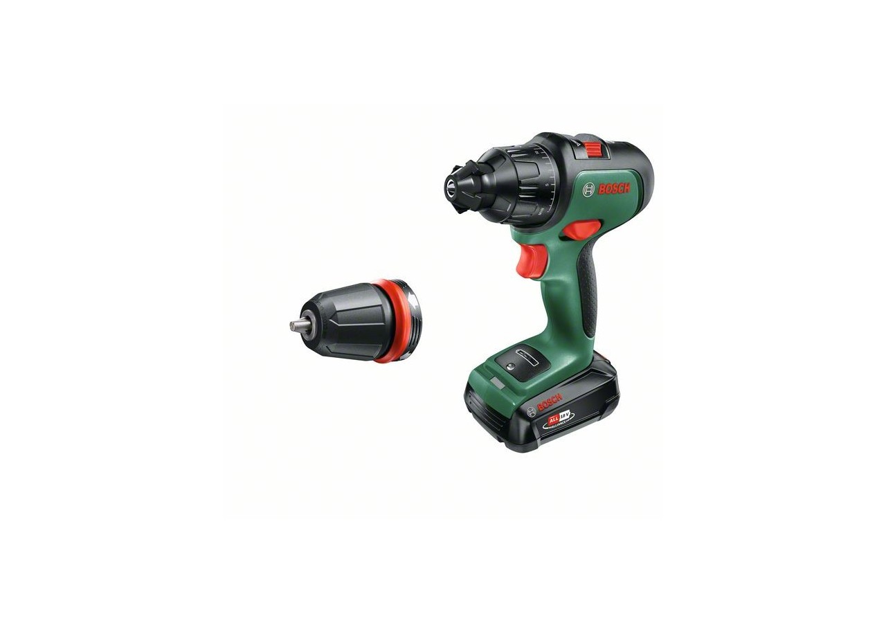 Perceuse à percussion AdvancedImpact 18 - 2x2,5Ah vert pâle - 06039B5101 - Bosch