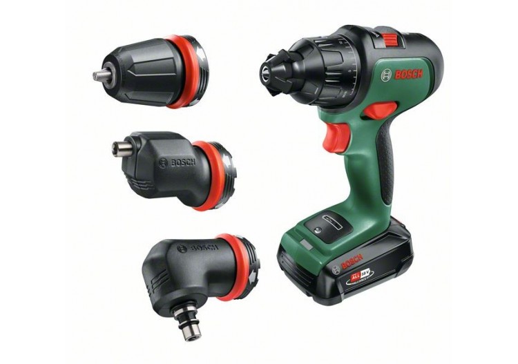 Perceuse à percussion AdvancedImpact 18 - 2x2,5Ah vert pâle (Set - 3 attachments) - 06039B5103 - Bosch