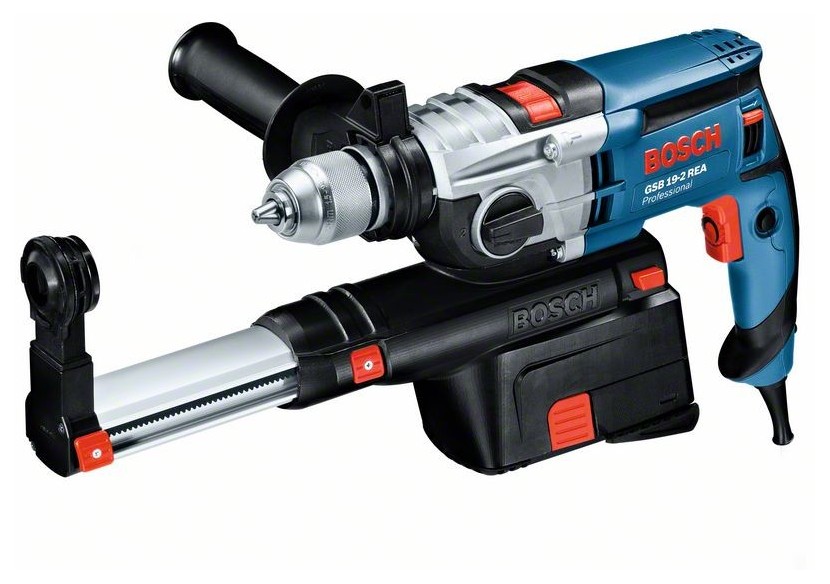 Perceuse à Percussion GSB 19-2 REA + aspiration intégrée - 060117C500 - Bosch