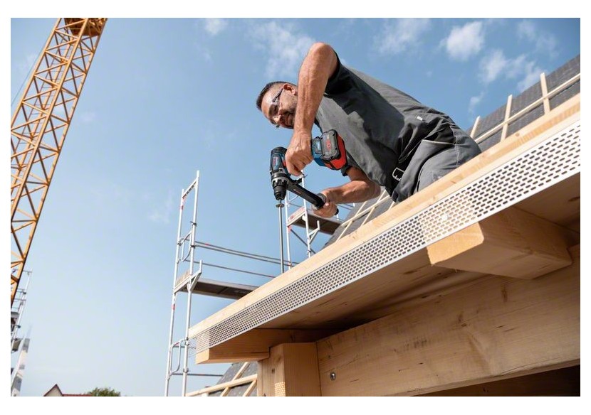 Perceuse à Percussion sans fil GSB 18V-150 C 2x8,0Ah GAL 1880 CV CoMo L-Boxx - 06019J5105 - Bosch