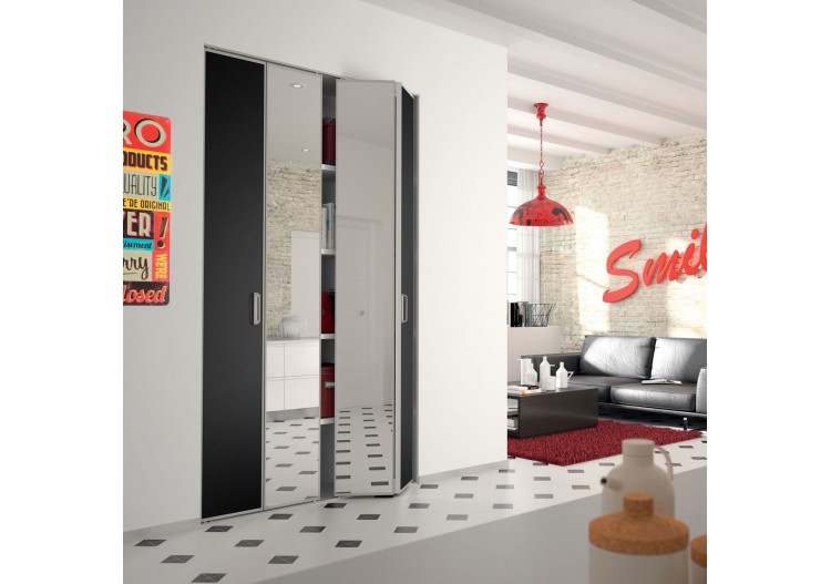 Façade de placard 2 portes pliante Lindy Hop - Kazed : Confort'Mat 2