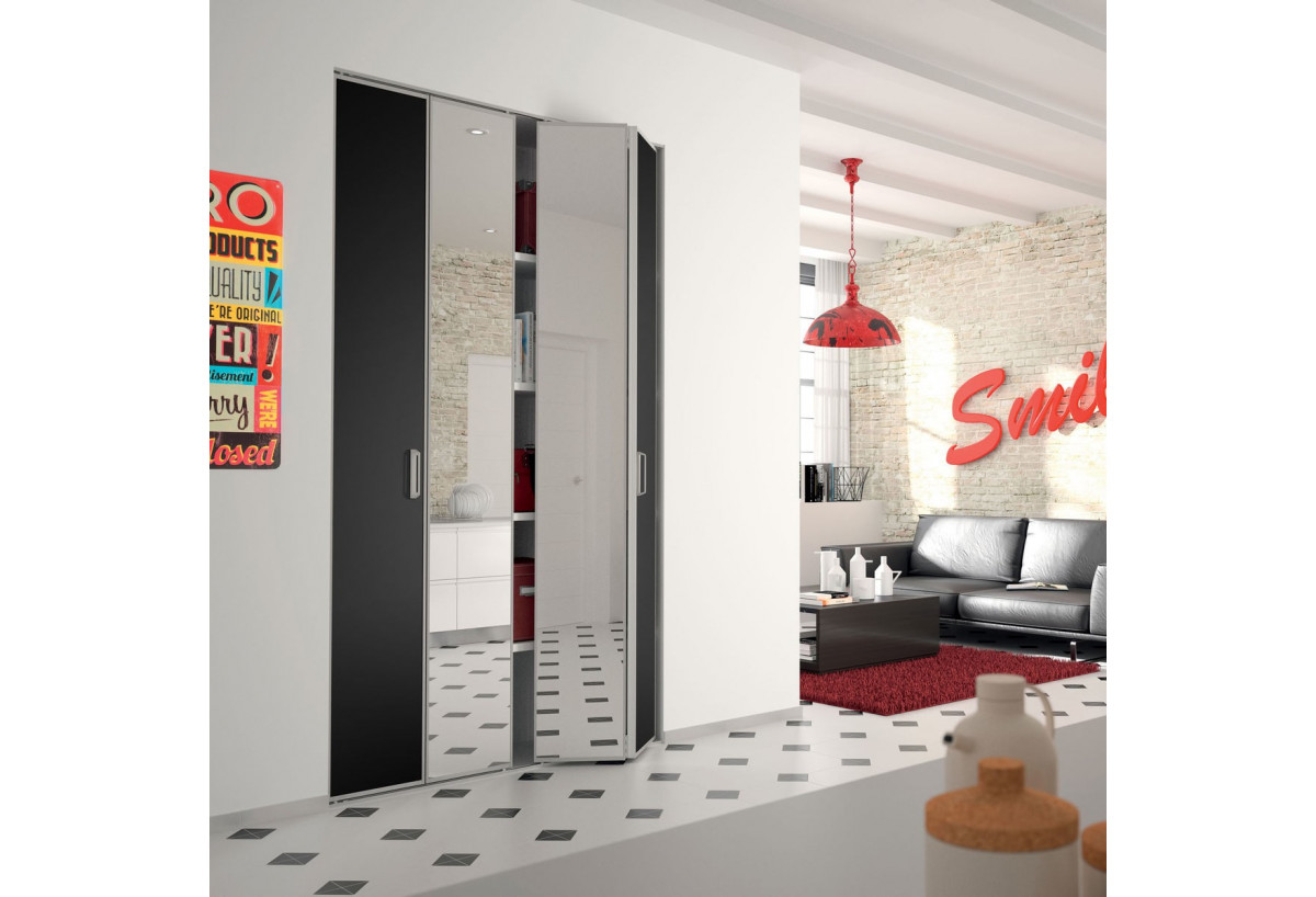 Façade de placard 2 portes pliante Lindy Hop - Kazed : Confort'Mat