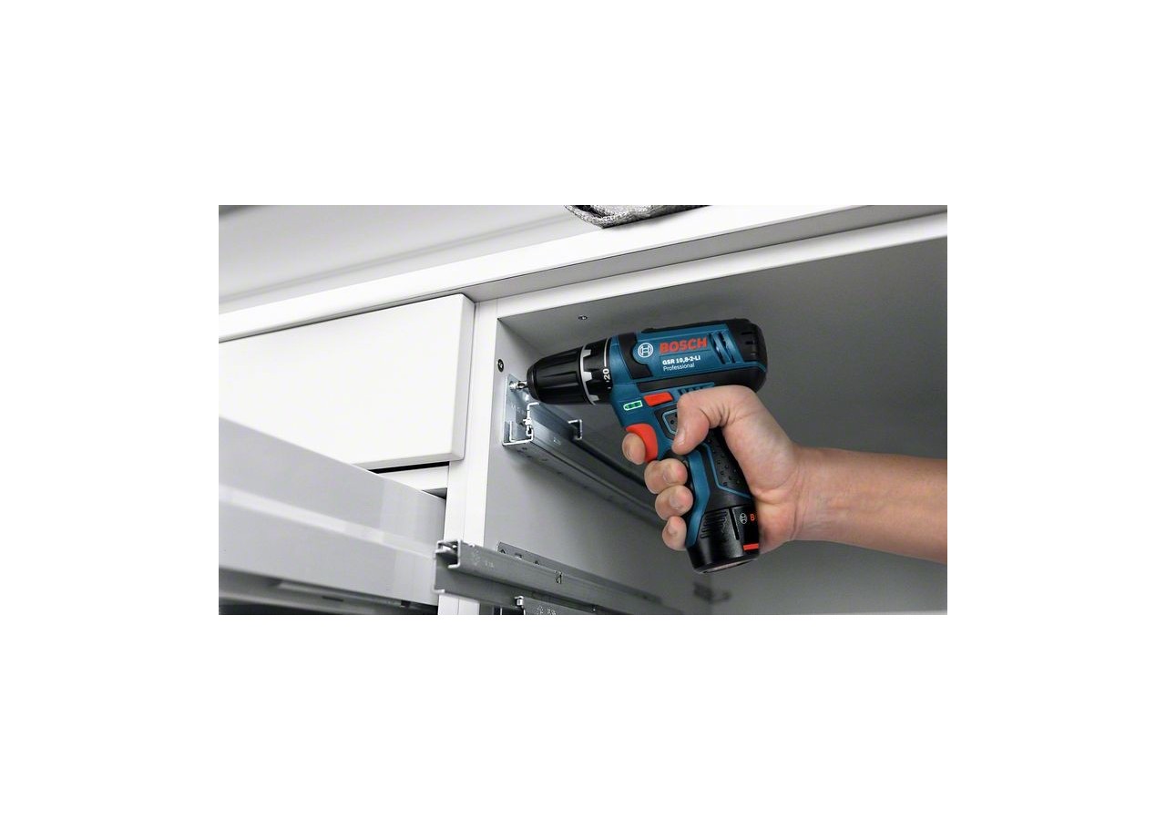 Perceuse visseuse à percussion GSB 12V-15 2x2,0Ah GAL 12V-20 sacoche - 06019B690H - Bosch