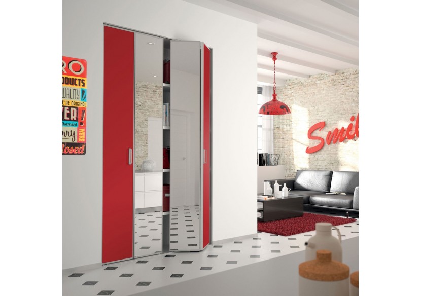 Façade de placard 2 portes pliante Lindy Hop - Kazed : Confort'Mat