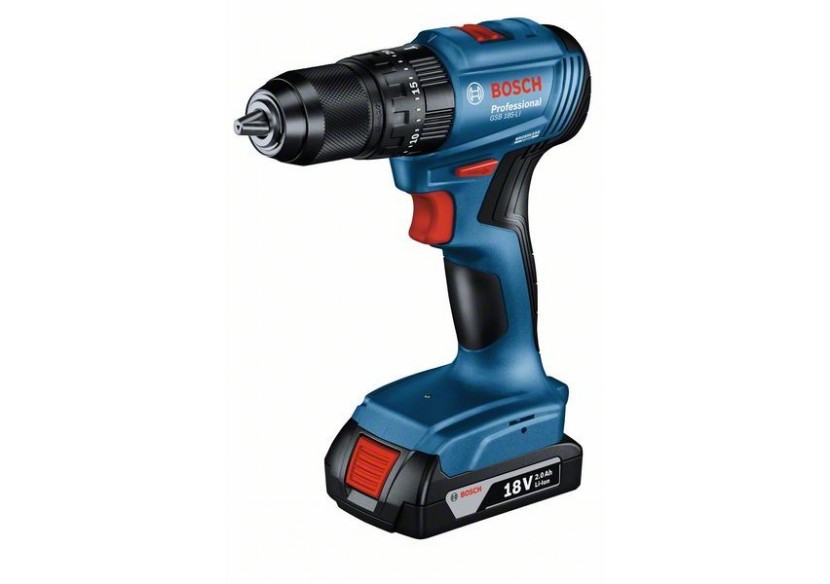 PERCEUSE VISSEUSE GSB 18V-45 2x2,0Ah, GAL 18V-20 + 82 acc en L-Case Pick&Click - 06019K3306 - Bosch