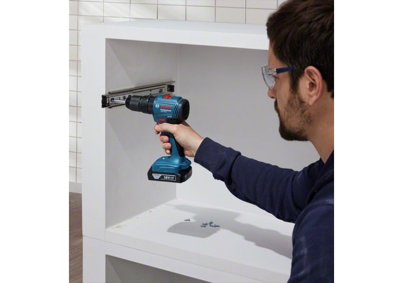 PERCEUSE VISSEUSE GSB 18V-45 2x2,0Ah, GAL 18V-20 + 82 acc en L-Case Pick&Click - 06019K3306 - Bosch