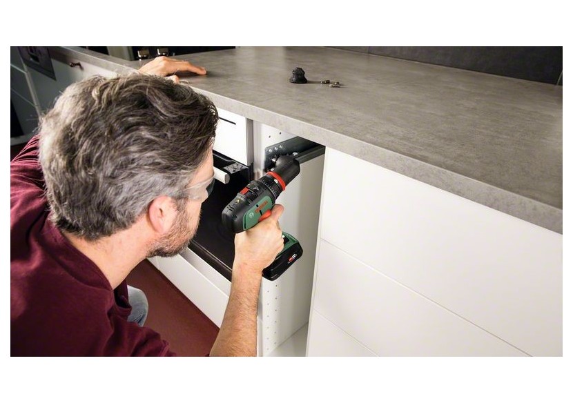 Perceuse-visseuse 2 vitesses sans-fil AdvancedDrill 18 - outil seul (vert pâle) - 06039B5003 - Bosch