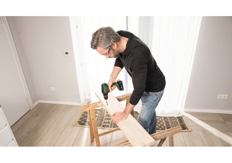 Perceuse-visseuse 2 vitesses sans-fil AdvancedDrill 18 - outil seul (vert pâle) - 06039B5002 - Bosch