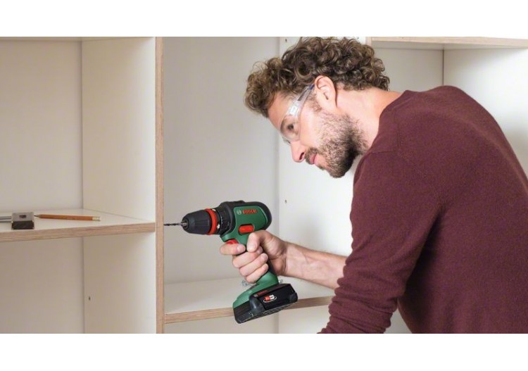 Perceuse-visseuse 2 vitesses sans-fil AdvancedDrill 18 - outil seul (vert pâle) - 06039B5004 - Bosch 2