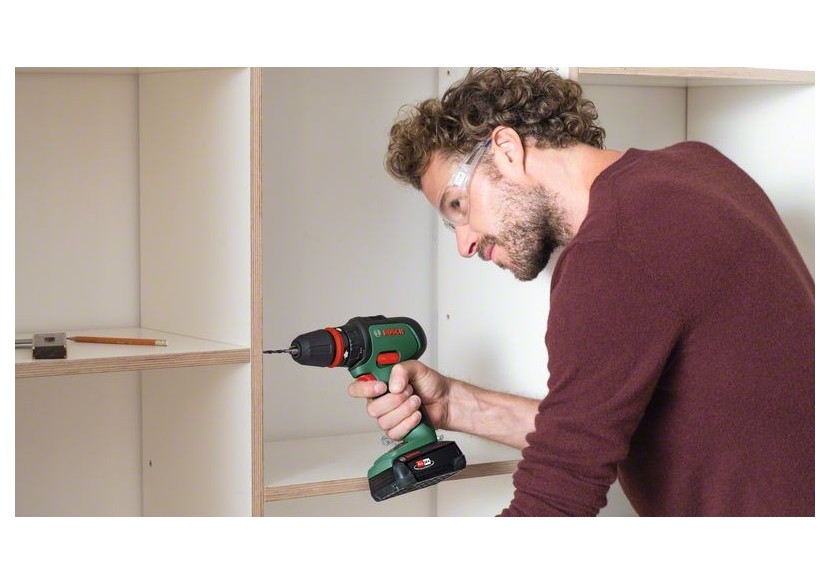 Perceuse-visseuse 2 vitesses sans-fil AdvancedDrill 18 - outil seul (vert pâle) - 06039B5004 - Bosch