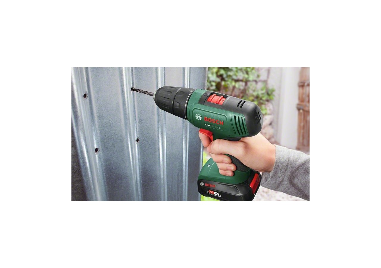 Perceuse-visseuse 2 vitesses sans-fil EasyDrill 18V-40 - 1x 2,0Ah + AL18V-20 ave - 06039D8004 - Bosch