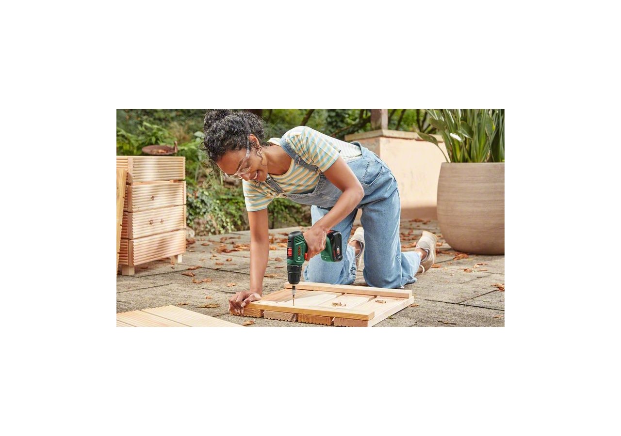 Perceuse-visseuse 2 vitesses sans-fil EasyDrill 18V-40 - 2x 2,0Ah + AL18V-20 ave - 06039D8005 - Bosch