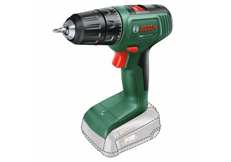 Perceuse-visseuse 2 vitesses sans-fil EasyDrill 18V-40 - outil seul sans batterie - 06039D8000 - Bosch