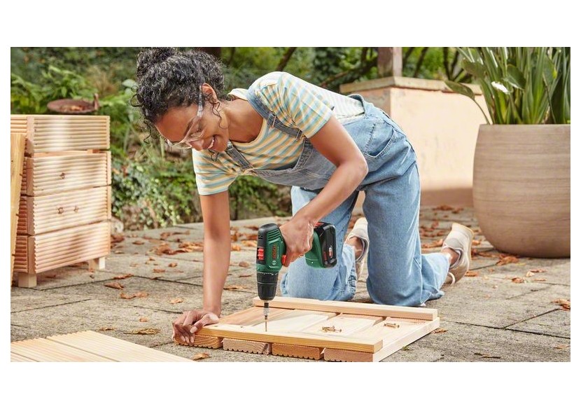 Perceuse-visseuse 2 vitesses sans-fil EasyDrill 18V-40 - outil seul sans batterie - 06039D8000 - Bosch